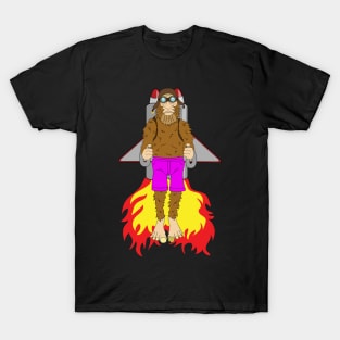 Bigfoot rocketpack spectacular T-Shirt